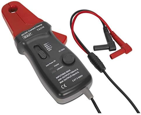 Sealey Ta310 20A/80A Ac/Dc Current Clamp - 12Mm, White
