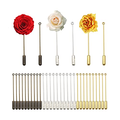 YWNYT Lot de 90 broches de sécurité pour femme - Accessoires de bricolage pour costume, cravate, chapeau, fabrication de bijoux Cover