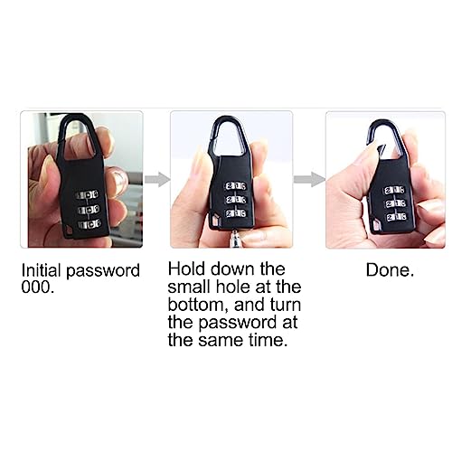 Colaxi Fechadura de combinação com cabo, trava de de fio, trava de capacete de motocicleta resistent