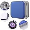 LIOVODE CD Wallet, 48 Capacity Portable CD/Blu-ray/Disc Media Holder Storage Organizer Binder for Car Office Home (Blue) #2