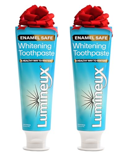 Lumineux Teeth Whitening Toothpaste 2 Pack Peroxide Free Enamel S...