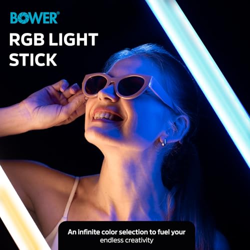 19-Inch 360-Degree RGB LED Light: 9 Colors, 3 White Modes, 9 Special Effects, 12 Brightness Levels, USB-C Charging, Built-in Remote, Tripod Mountable - Thumbnail 4
