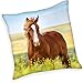 Herding YOUNG COLLECTION Dekokissen, Pferde Wendemotiv, 40 x 40 cm, Polyester