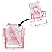 Idea Nuova Sanrio Hello Kitty Kids Outdoor Folding Beach Chair with Umbrella,Portable Camp Chair for Ages 3+, Lightweight & Compact for Beach, Camping, and Backyard