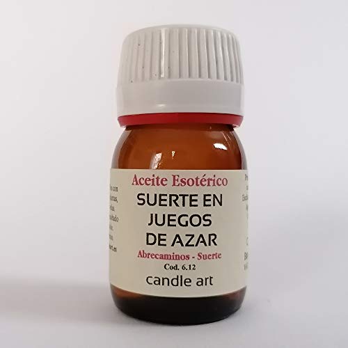 Aceite con extracto de plantas para ungir velas de la suerte en juegos de azar