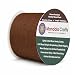Mandala Crafts 0.5mm 109 Yards Jewelry Making Crafting Beading Macramé Waxed Cotton Cord Thread (Brown)