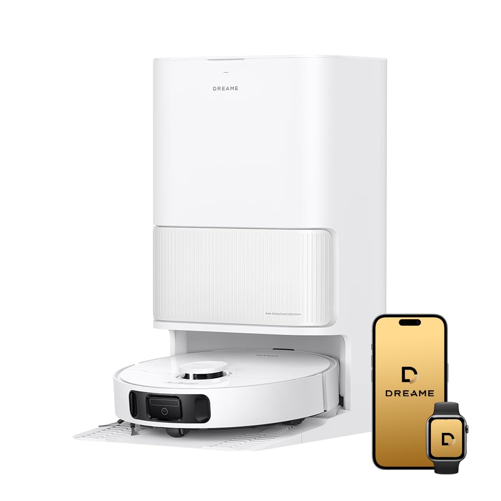 dreame L40 Ultra CE New Model Robot Vacuum DuoScrub &Liftable 13,000Pa Suction, Mop & Self Cleaning, Auto-Empty,TriCut Brush,Flexible App Control,3DAdapt