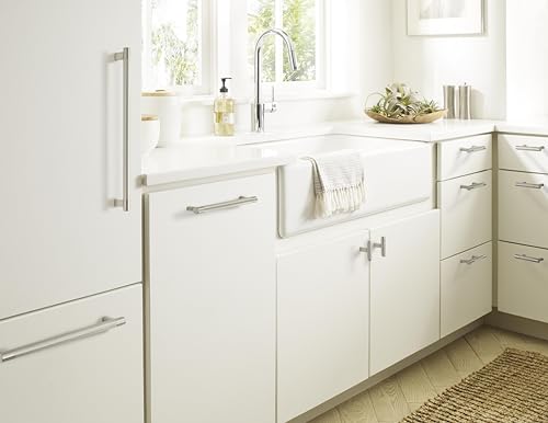 Amerock | Maniglia Per Armadio Da Cucina | Nichel Satinato | 203 Mm Da Centro A Centro | Bronx | 1 Confezione | Ferramenta Per Mobili | Maniglia Per Armadio | Maniglia Per Cassetto Del Bagno - 2