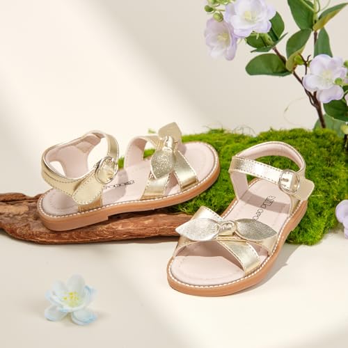 Image of Kiderence Toddler Girls Sandals Little Girls Kids Summer Shoes Toddler Sandals