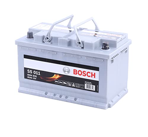 Bosch S5011 - Car Battery - 85A/H - 800A - Lead-Acid Technology - for Vehicles without Start/Stop System
