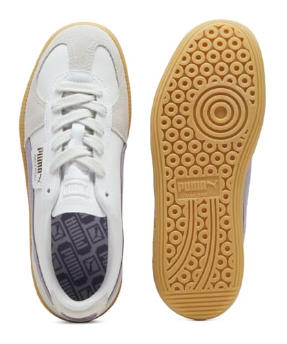 Image of Puma Unisex Adults' Palermo LTH 396464 Sneakers, 24 Fall Winter Color Puma White /Pale Plum /Gum (15), 28.0 cm