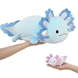 MorisMos 4Pcs Blue Axolotl Soft Toy with Babies inside, Lifelike Axolotl Stuffed Animal Plush Cuddly, Kawaii Presents for Kids Girls Boys Birthday Party Decorations (60 cm) - Image 8