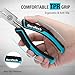 DuraTech 8-Inch Electrical Disconnect Pliers, 60 Degree Bent Automotive Connector Pliers, Electrical Connector Removal Tool for Car, Automotive Hand Tools for Push Tab Style Plugs