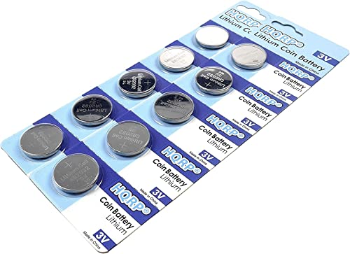 Paquete de 10 Pilas HQRP Compatibles con Podómetros Omron miniatura 5