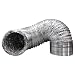 Ideal-Air 904185 Flex Ducting, 12" x 25', Silver