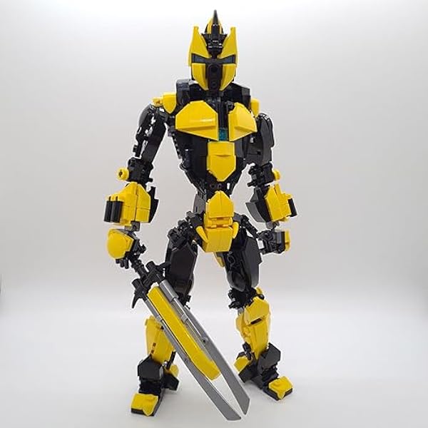 UNOR Mecha Illustration byggsatser, sci-fi rymden krig Mutant modell montering rustning leksak byggklossset, kompatibel med Lego (438 st)