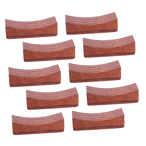 GRIRIW 10pcs Wooden Chopstick Rest Sushi Chopsticks Rest Japanese Chopstick Holder Chopsticks Holders Desktop Fork Rest Chopsticks Stand Cutlery Rest Chopstick Rest Stand Table Spoon Rest