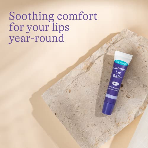 Lansinoh Lanolin Lip Balm, Moisturizing Lip Care, 4 Pack, 0.25 Ounces Each #TOP3