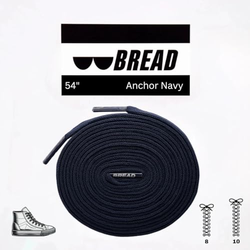 Image of Bread Elastic Shoelaces - Tie Once, Slip On Convenience - Premium Stretch Laces for Boots, Running Shoes, and Everyday Wear