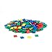 hand2mind Plastic, Square, Assorted Color Tiles for Counting (Set of 400)