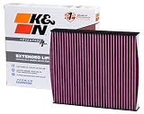 K&N Cabin Air Filter: Extended Life Disposable Replacement Air Filter