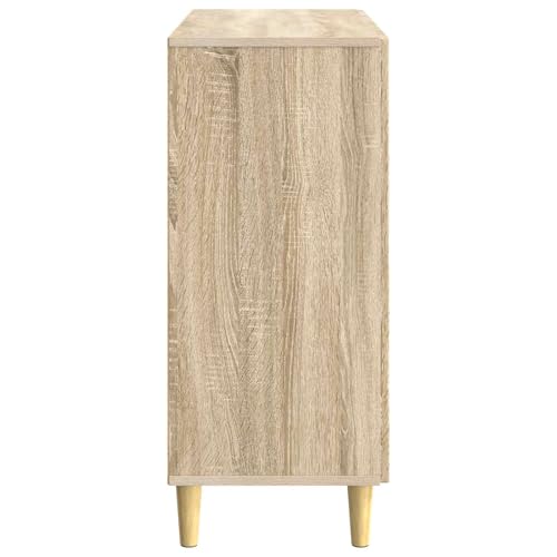 Cómoda vintage de madera con gran almacenaje y patas elevadas de eucalipto 6