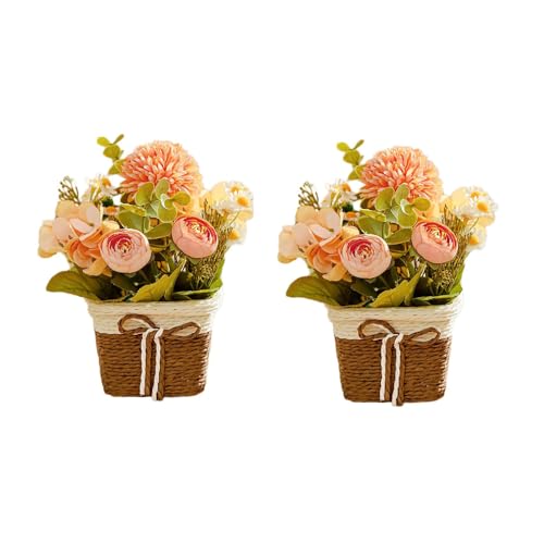 artificial flower baskets rose