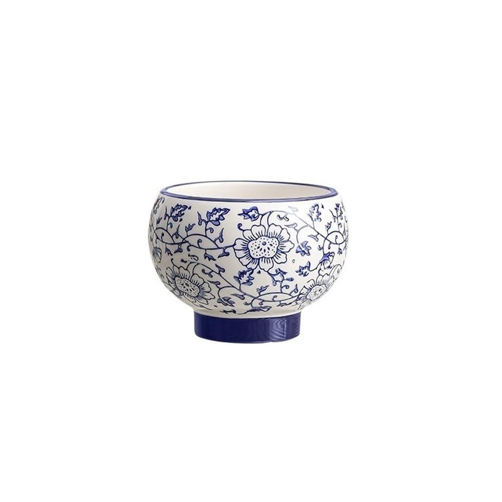 Kp6xLf3gT plant pot Chinese Style Blue and White Porcelain Ceramic Flowerpot Home Light Luxury Living Room Orchid Potted Pot