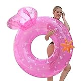 Piscina Sirena,Tubos natación inflables con Respaldo diseño Cactus - Tubo flotadores Piscina Brillante, Accesorios fotografía Piscina Fiesta Playa al Firulab