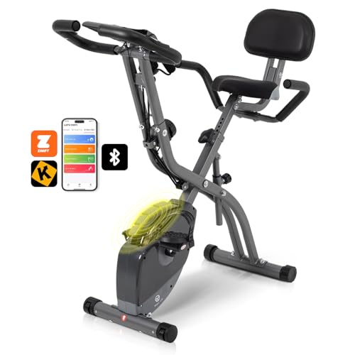 Opvouwbare hometrainer met 10-niveau verstelbare magnetische...