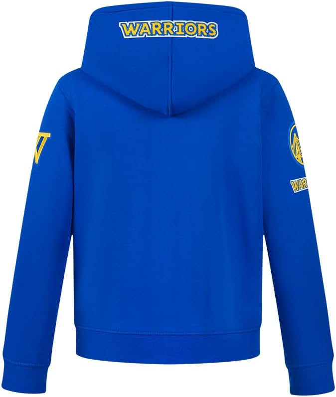 Pro Standard Big Boys NBA Golden State Warriors Stephen Curry #30 Classic Player Pull Over Hoodie Royal Blue S - Image 2