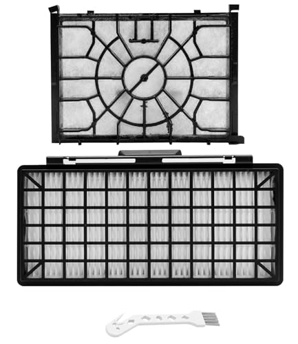 Ixydor Hepafilter Motorschutzfilter für Siemens Q5.0 VSQ5X1230 extreme SilencePower Serie Q 5.0, Ersatzfilter Zubehör für Siemens Bodenstaubsauger-VZ154HFB / VZ02MSF / VSQ5X12M1