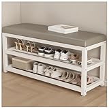 Robuste et stable : Ce banc à chaussures est doté d'une structure épaisse pour plus de durabilité et de solidité. Cette structure épaisse offre une excellente stabilité et un soutien sans effort. Que vous changiez de chaussures ou que vous vous détendiez simplement, ce banc robuste offrira un soutien fiable à votre intérieur pendant des années.