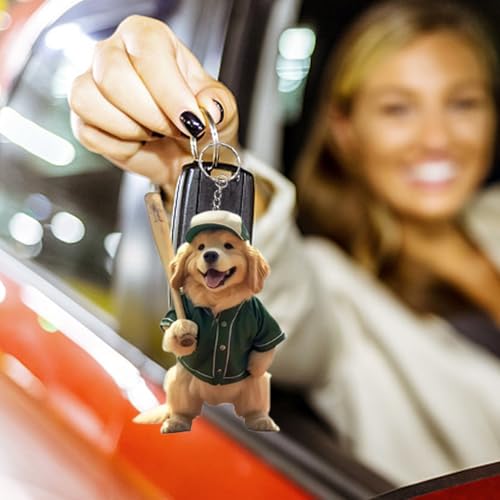 hundeschmuck zum aufhängen auto hundeanhänger für innenraum auto | 2D auto anhänger | stylische welpen ornament für auto | hundeschmuck für auto acryl, autoschmuck für innenräume