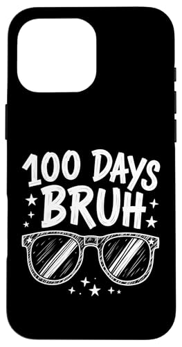 100 Days-Bruh �N�[���Ŋy�����w�Z�̃}�C���X�g�[���f�U�C�� �X�}�z�P�[�X iPhone 16 Pro Max �p