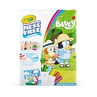 Crayola Color Wonder Bluey, Mess Free, Magic Reveal Coloring, Includes 18 Pages of Bluey, Friends and Adventure Filled Scenes with Surprises and 5 Special Markers, Won't Colour on Skin or Fabric