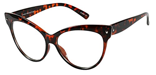 Shadyveu Oversized Vintage 90S Cat Eye Throwback Retro Costume Uv Halloween Clear Lens Women Sun Glasses #TOP3