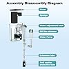 hygger Hang On Back Aquarium Filter, Small Fish Tank Filter Waterfall Filtration System, Adjustable Water Flow with Surface Skimmer, Replaceable Sponge Quiet Hanging Filter for Tank Up to 5 Gal #5
