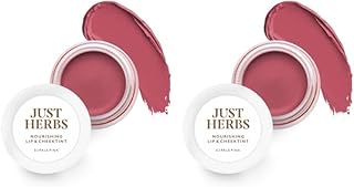 Just Herbs Ayurvedic, Natural Lip &amp; Cheek Tint, Blush For Women- SLS, Chemical &amp; Paraben Free - 03 Pale pink (Creamy Matt...