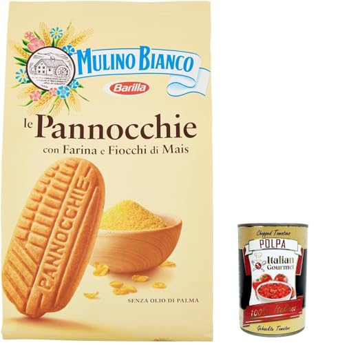 6x Mulino Bianco kekse Pannocchie mit Cornflakes 350g biskuits cookies kuchen + Italian Gourmet polpa 400g