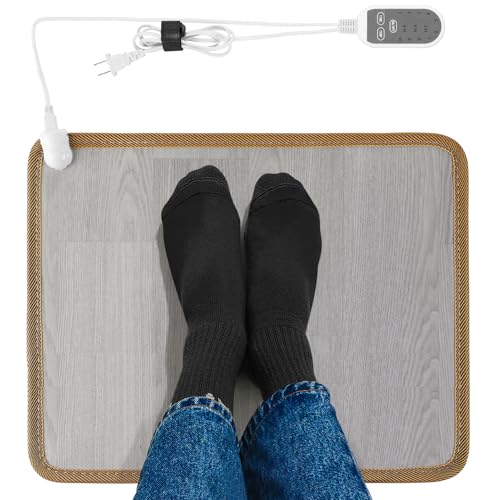 Heated Floor Mat with Adjustable Temp & Timers