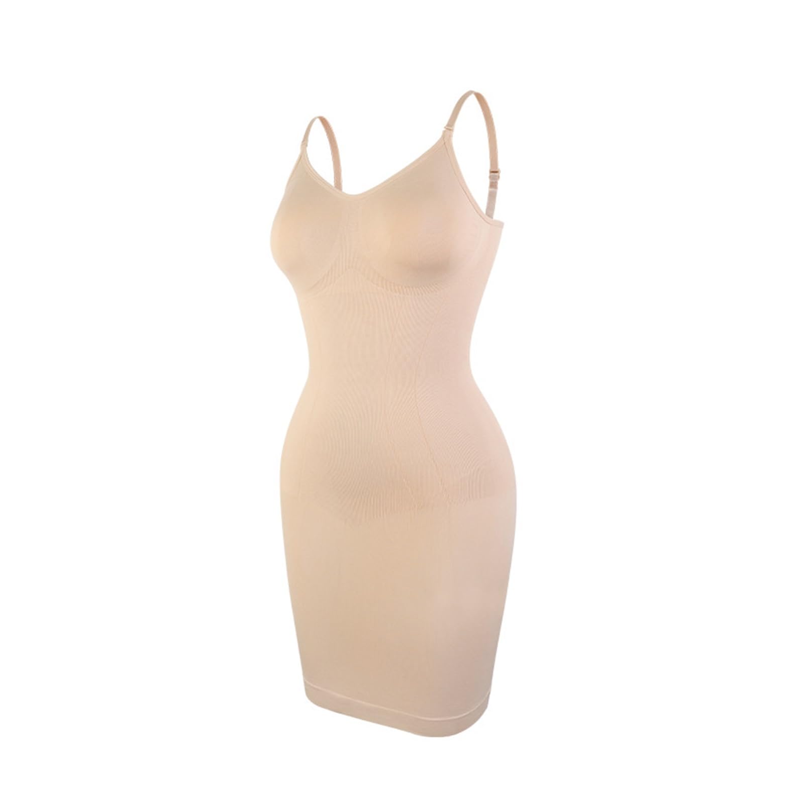 Vestido Moldeador Faja Moldeadora for Mujer, Ropa Interior Moldeadora Sexy, Control de Abdomen, sin Costuras, Adelgazante(Nude,XL)
