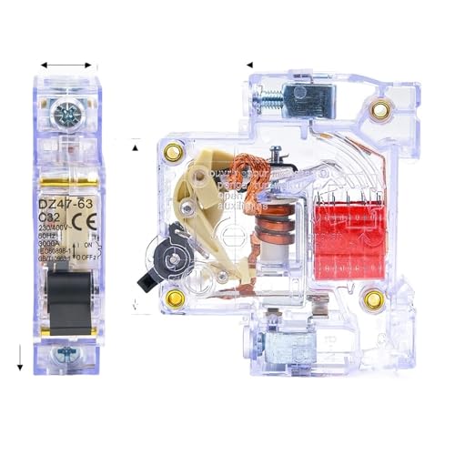 Disjoncteur miniature contre les surcharges électriques, solution transparente DZ47-63