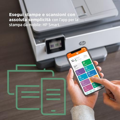 OfficeJet Pro 9012e 22A55B, Stampante Multifunzione a Getto d'Inchiostro A4 a Colori, Fronte e Retro Automatico, 22 ppm, Wi-Fi, 6 Mesi di Inchiostro Instant Ink Inclusi, Nera - Sedia gaming - Immagine 8