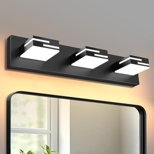 LKHF LED Modern Bathroom Vanity Light Fixtures 3-Light 5CCT Dimmable