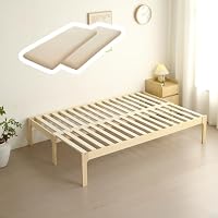 【幅140cm】木製ソファベッド 伸縮式 2way パイン材 フレームのみ Amazon｜Harper & Bright Designs 木製ソファベッド 伸長式 天然木