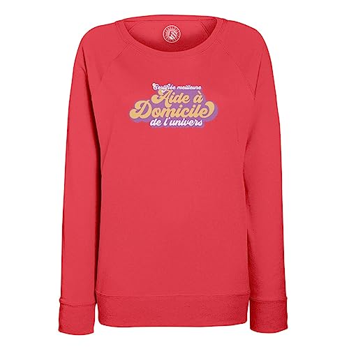 Sweatshirt aide à domicile vêtement de travail ménage pull femme univers