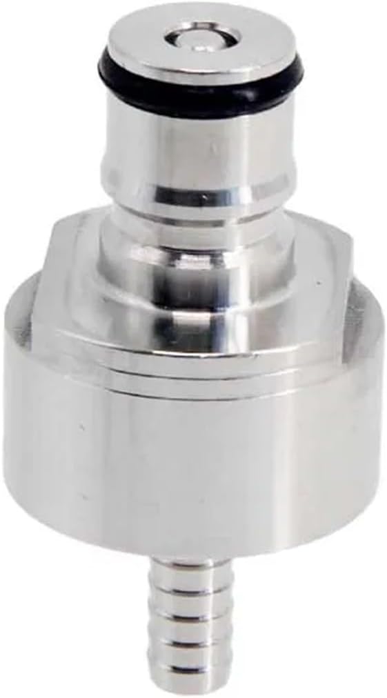 Brewing Equipment Beer Brewing Carbonation Cap w/ 5/16" Barb & Ball Lock Disconnect Ball Lock Type fit Soft Drink PET Bottles Homebrew Kegging Brewing Equipment(Beer Carbonation Cap)