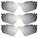 IMYTPFT 3 Compatible/Replacement for Lenses oakleys Radar Path Vented Titanium Mirror Polarized