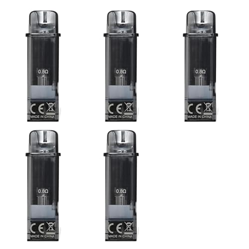 ??ECOCCO GOTEK X/S専用 空カートリッジ5個セット|互換POD|リキッド充填可能|交換用アトマイザー??